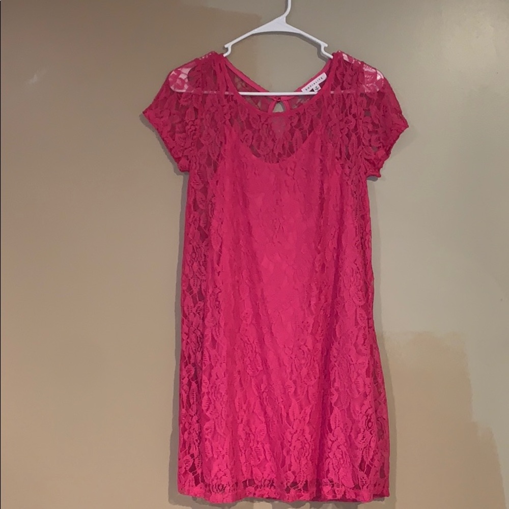 Pink Lace Dress